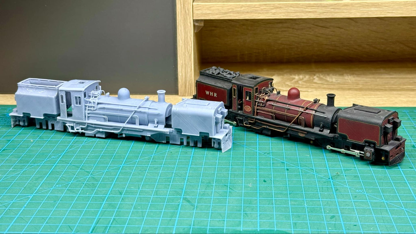009 Narrow Gauge NGG16 Garratt Locomotive 3D Printed Body