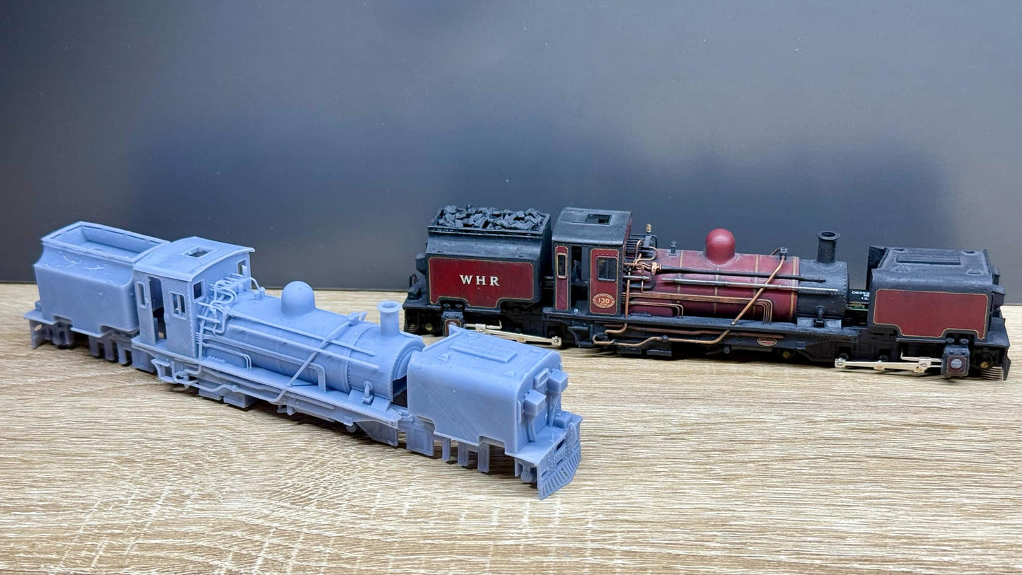 009 Narrow Gauge NGG16 Garratt Locomotive 3D Printed Body
