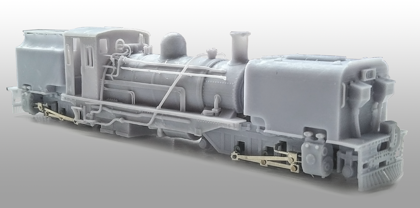 MichaelT3D's 3D printed NGG16 Garratt kit: For Narrow Gauge 009 Model Railways Unpainted